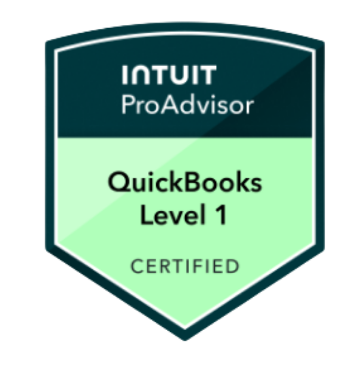 Intuit ProAdvisor QuickBooks Level 1 Certified